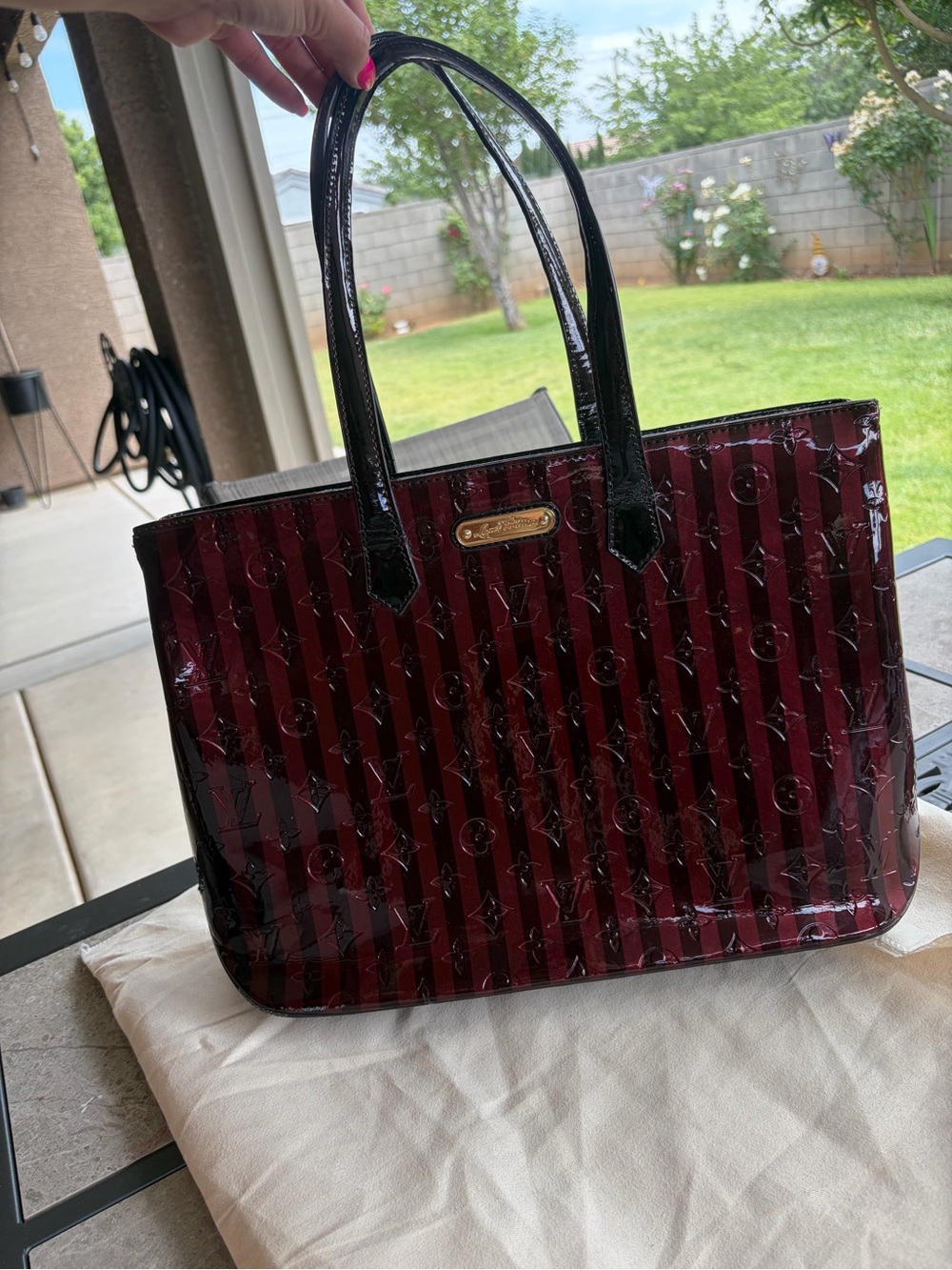 Louis Vuitton vernisrayure